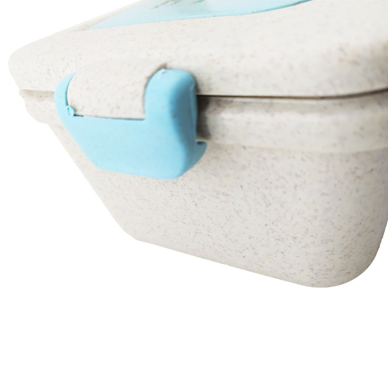 ظرف غذا کودک گیاهی چهار تکه مستطیلی