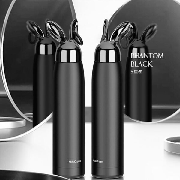 فلاسک استیل خرگوش لاکچری 320 میل just Love