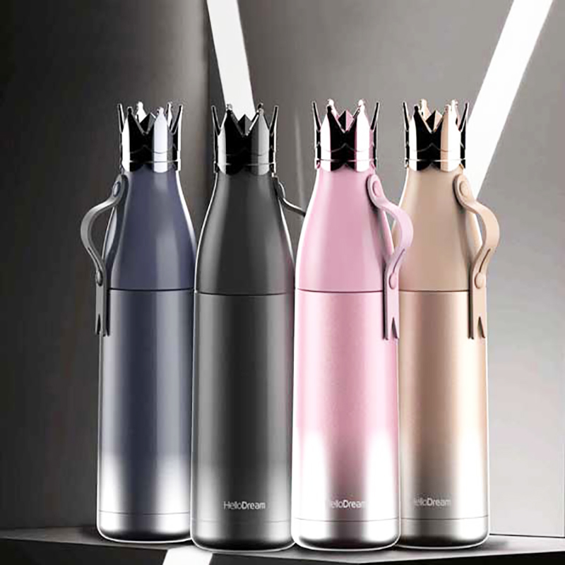 فلاسک استیل طرح تاج 350 میلی لیتر just Love