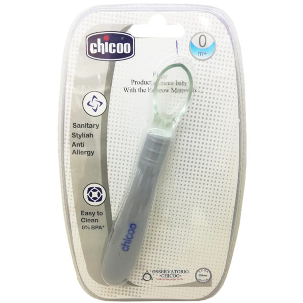 قاشق تکی سر سیلیکونی کوچک چیکو chicoo