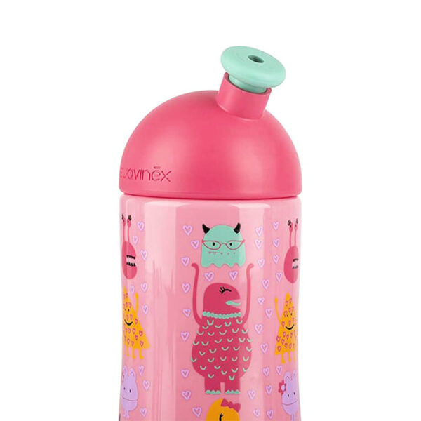 قمقمه 12+ ماه طرح میکروب و قلب 360 میل suavinex