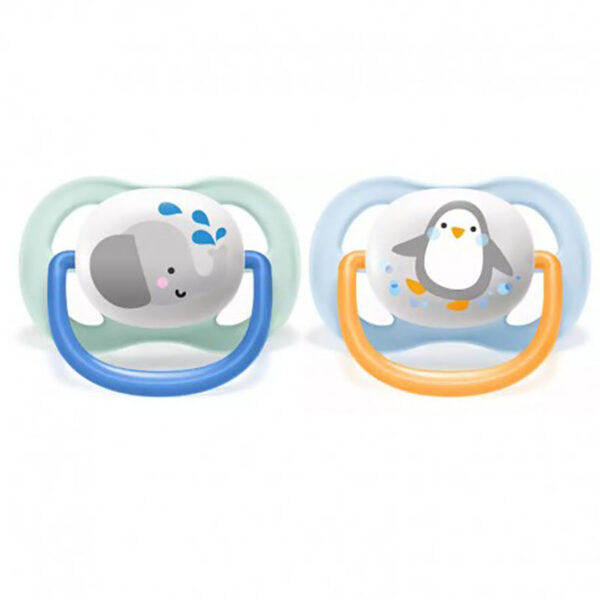 پستانک 2 عددی 0-6 ماه پنگوئن Ultra Air اونت Avent