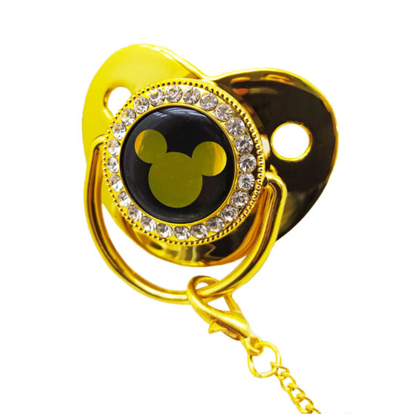 پستانک ارتودنسی نگینی زنجیردار میکی اویتAVAET