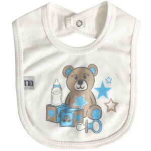 پیش بند نخی 2 عددی خرس و شیشه شیر مادركر Mothercare