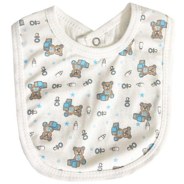 پیش بند نخی 2 عددی خرس و شیشه شیر مادركر Mothercare