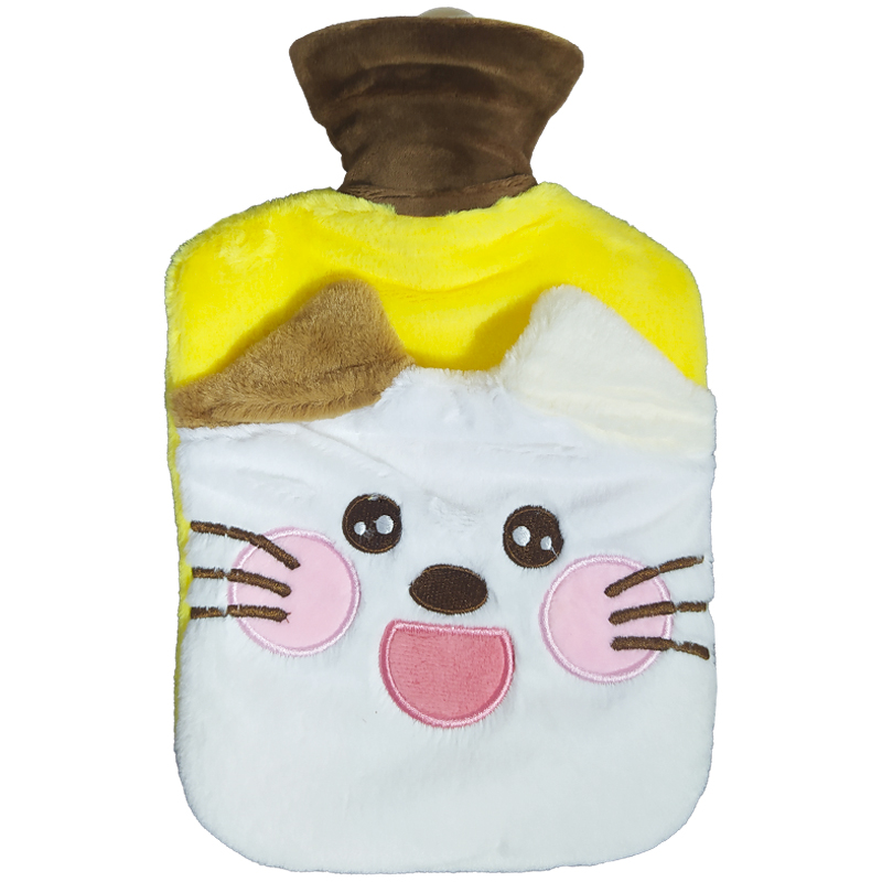 کیسه آب گرم پولیشی 1 لیتری طرح عروسکی Shang Hing گربه