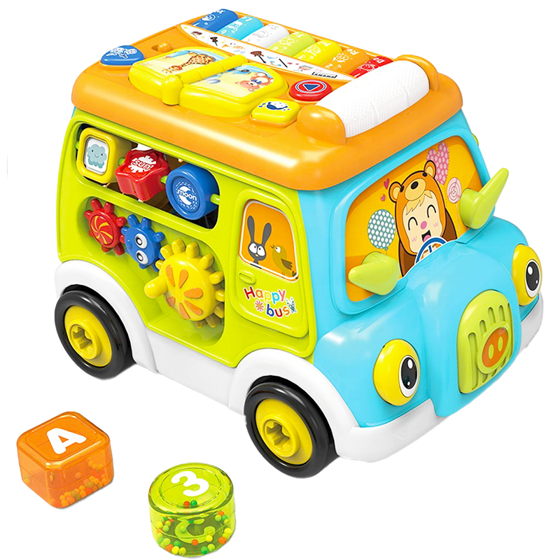 اسباب بازی اتوبوس مدرسه پیانودار Youleen