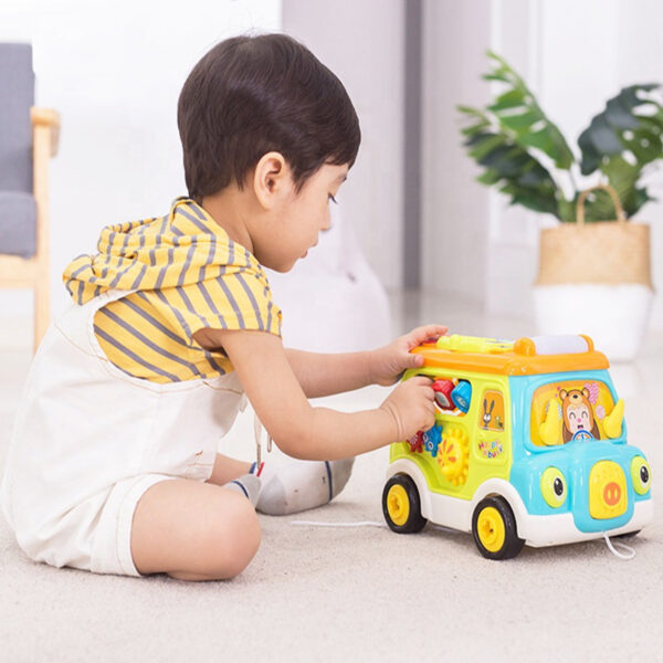 اسباب بازی اتوبوس مدرسه پیانودار Youleen