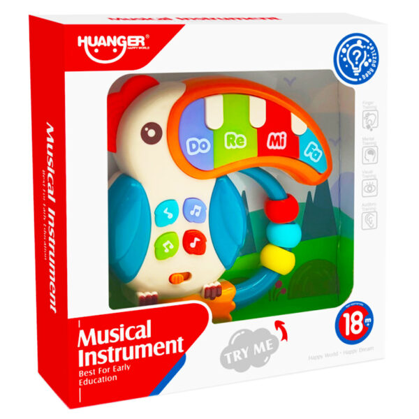 اسباب بازی موزیکال طوطی پیانودار هانگر Huanger