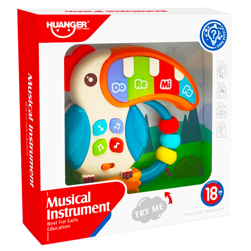 اسباب بازی موزیکال طوطی پیانودار هانگر Huanger