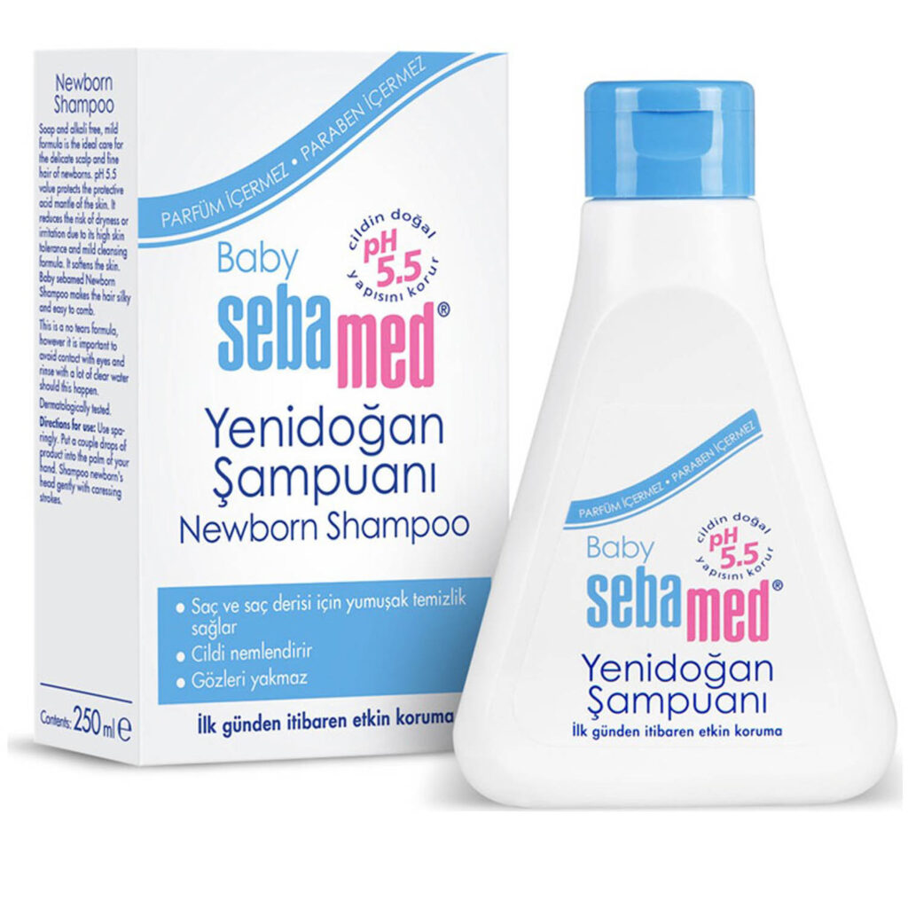 شامپو سر موهای حساس 250 میل نیو برن سبامد Seba Med