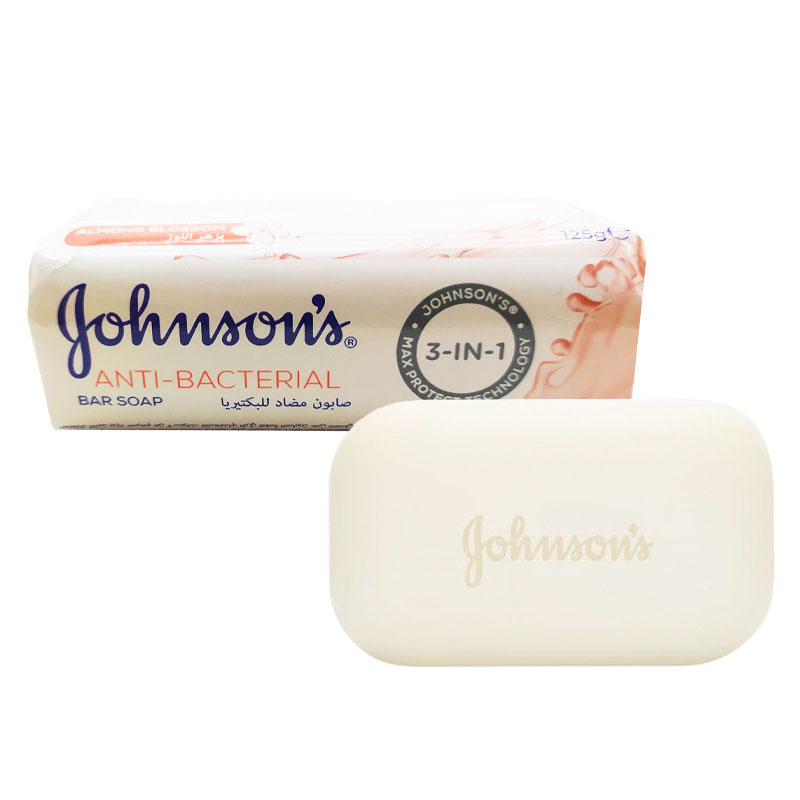 صابون آنتی باکتریال 125 گرم جانسون Johnson’s