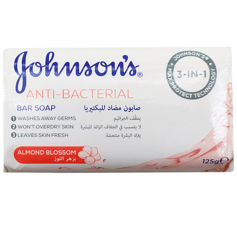 صابون آنتی باکتریال 125 گرم جانسون Johnson’s