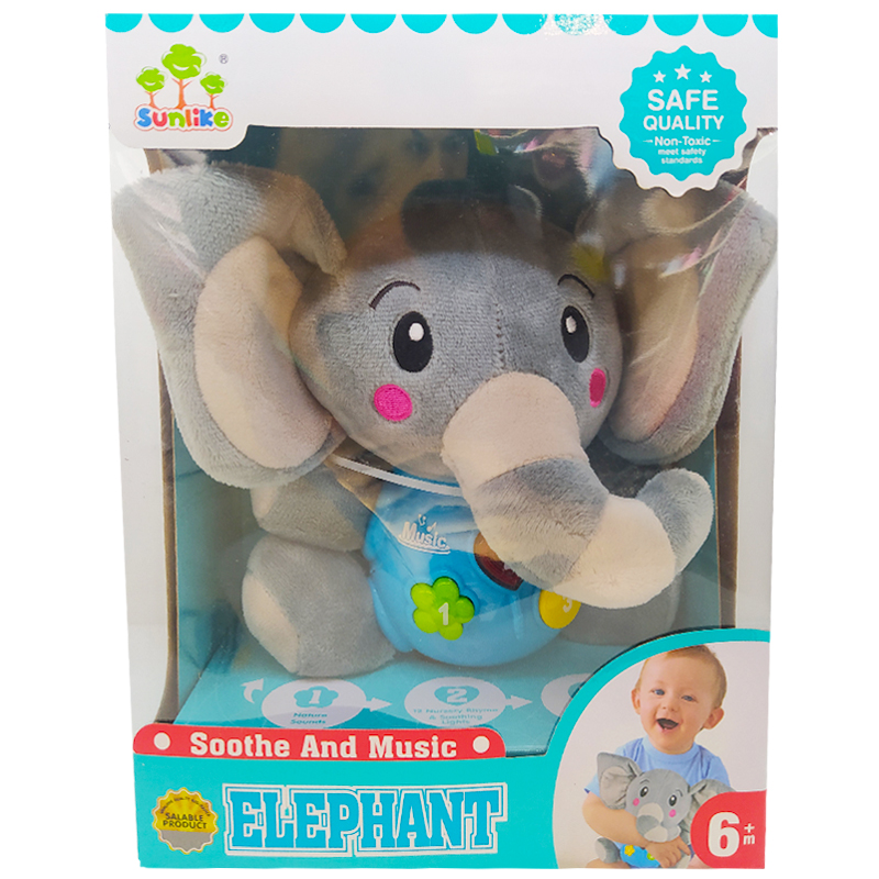 اسباب بازی عروسک اسب پولیشی موزیکال 6+ ماه Sunlike