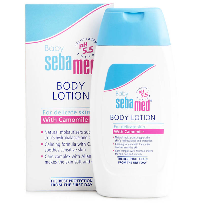 لوسیون بدن کودک 200 میل سبامد Seba Med