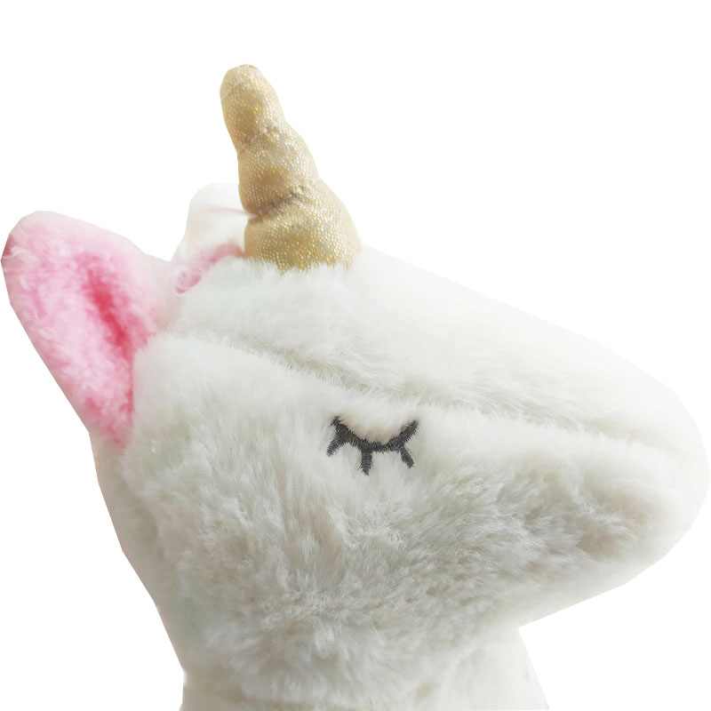 عروسک پولیشی پروژکتوری اسب شاخ دار موزیکال Funmuch