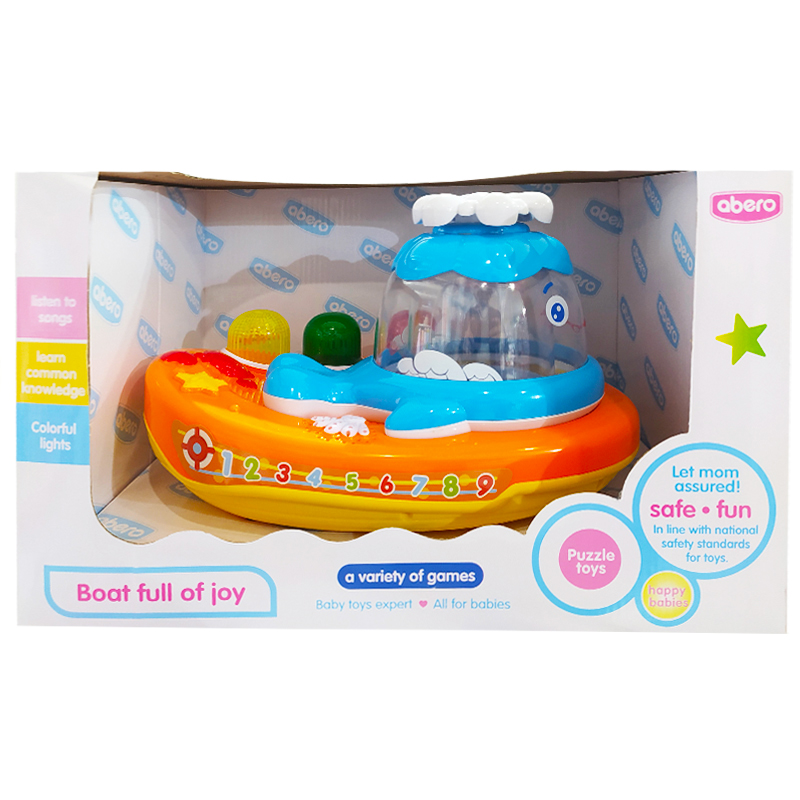 اسباب بازی موزیکال کشتی و وال Abero