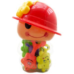 پک جغجغه دختر و پسر کلاه دار Parham Toys قرمز