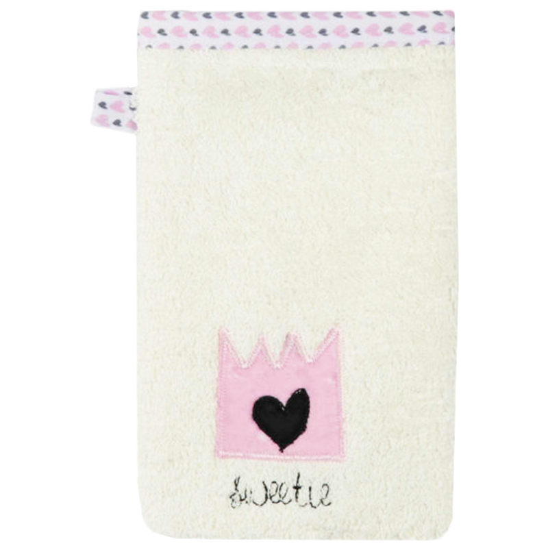 سرویس حوله دو تکه بچگانه قلب و تاج رزبرن RoseBorn