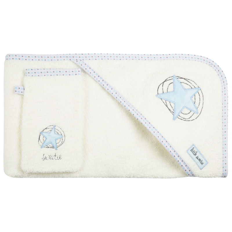 سرویس حوله دو تکه بچگانه ماه و ستاره رزبرن RoseBorn