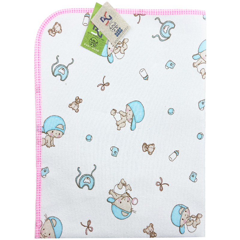 زیرانداز تعویض پوشک طرح شیشه شیر و نوزاد Good Baby