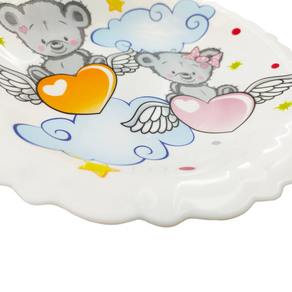 ظروف غذاخوری آرکوپال گرد خرس و قلب پارس اوپال