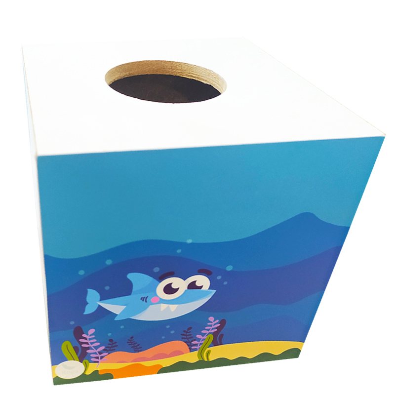 ست سطل و جا دستمالی طرح دریا و کوسه روگا Roga