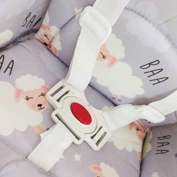 صندلی غذای کودک هپی بیبی طرح بره HAPPY BABY