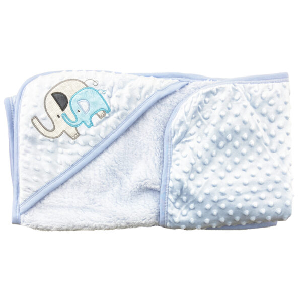 پتو پولیشی کلاه دار حباب دار فیل ببتو Bebetto