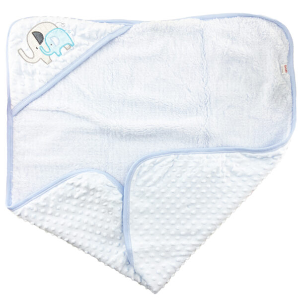 پتو پولیشی کلاه دار حباب دار فیل ببتو Bebetto