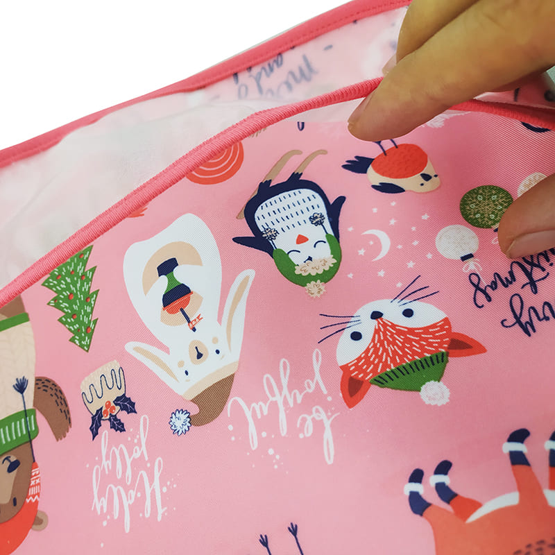 پیش بند مشمبایی چاپ حیوانات کریسمس پاپيونی کوکالو Cocalo