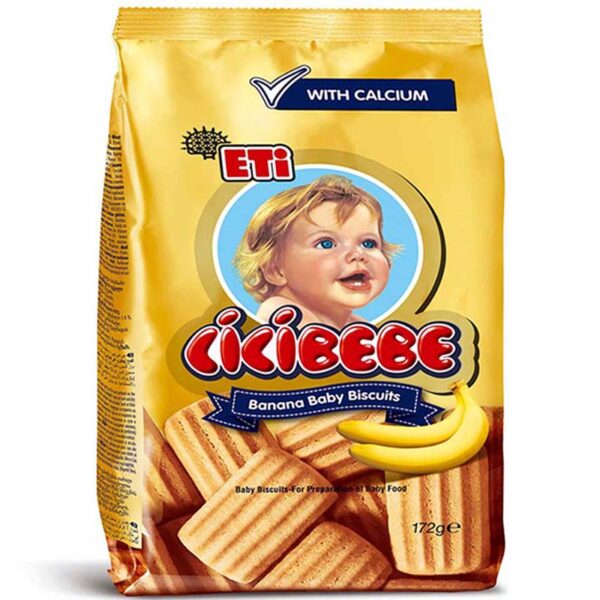بیسکوییت CiciBebe موزی 172 گرمی اتی Eti