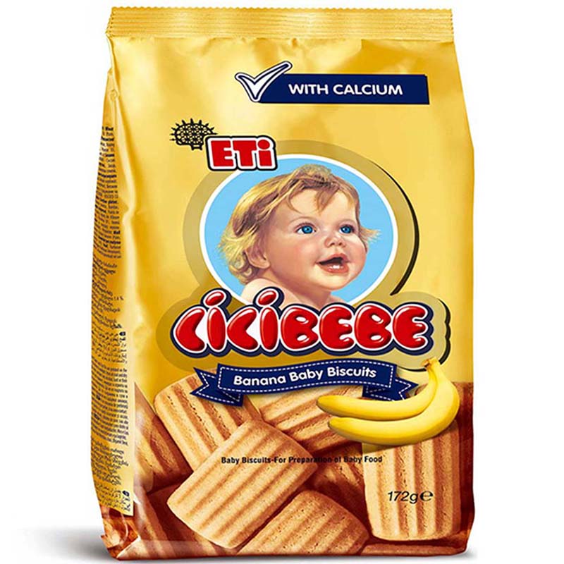 بیسکوییت CiciBebe موزی 172 گرمی اتی Eti