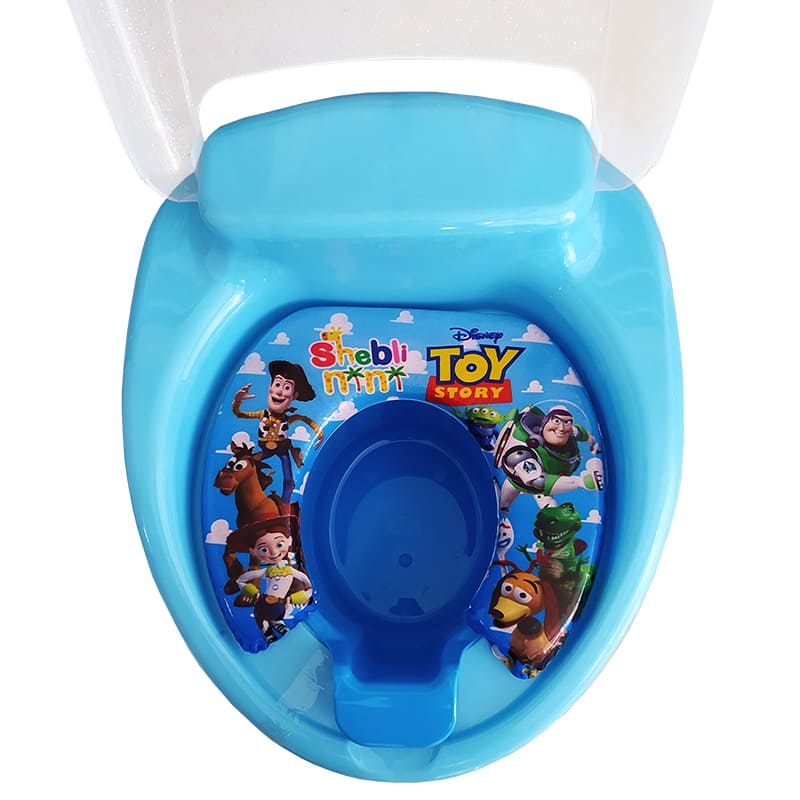 توالت فرنگی کودک آبی