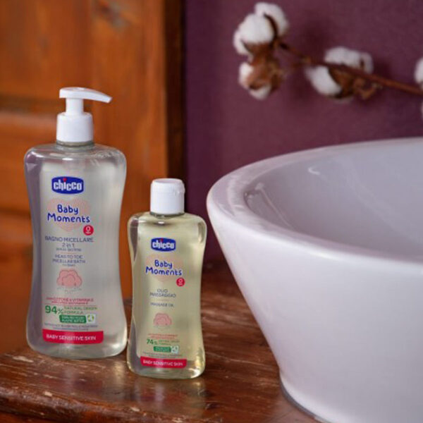 روغن ماساژ 200 میل با 74% فرمول طبیعی چیكو Chicco