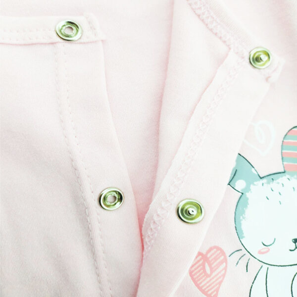 ست 5 تکه بیمارستانی نوزاد طرح شیر و قلب GoodMark