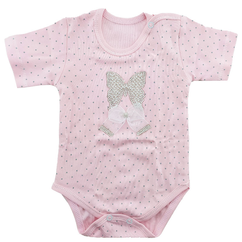 ست 5 تکه بیمارستانی نوزاد پروانه صورتی GoodMark