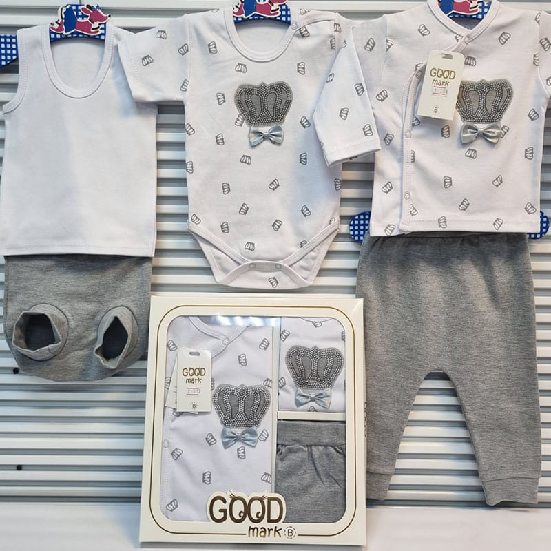 ست 5 تکه بیمارستانی نوزاد خرگوش و پاپیون GoodMark