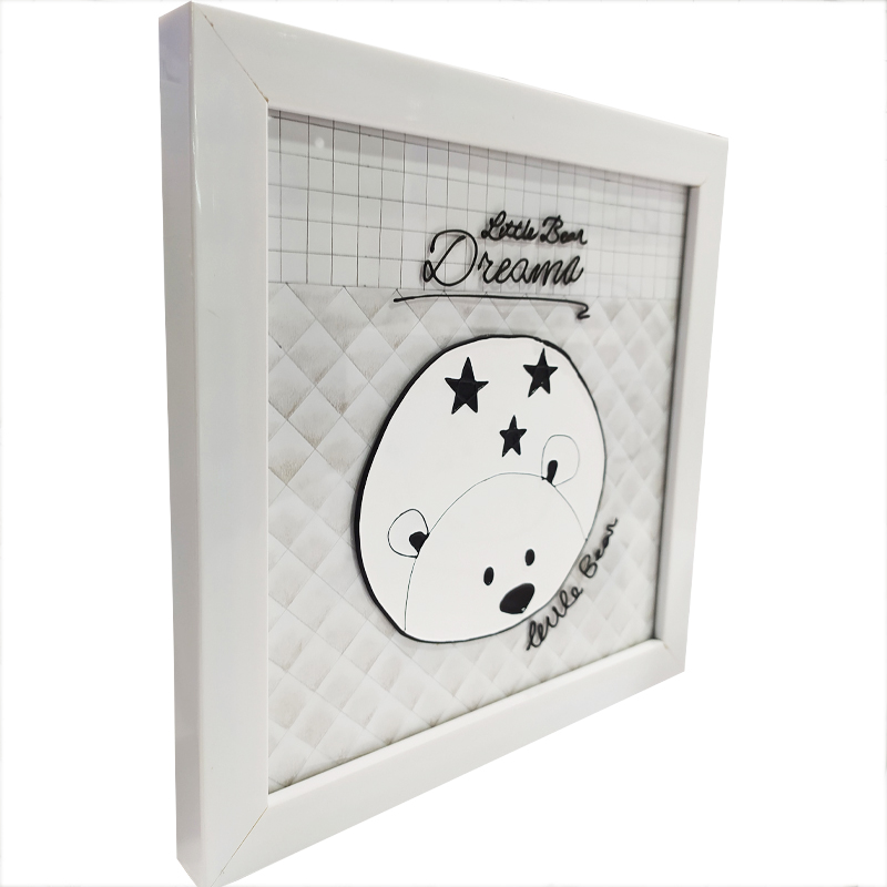 قاب عکس تابلو ویترای طرح فیل و درخت