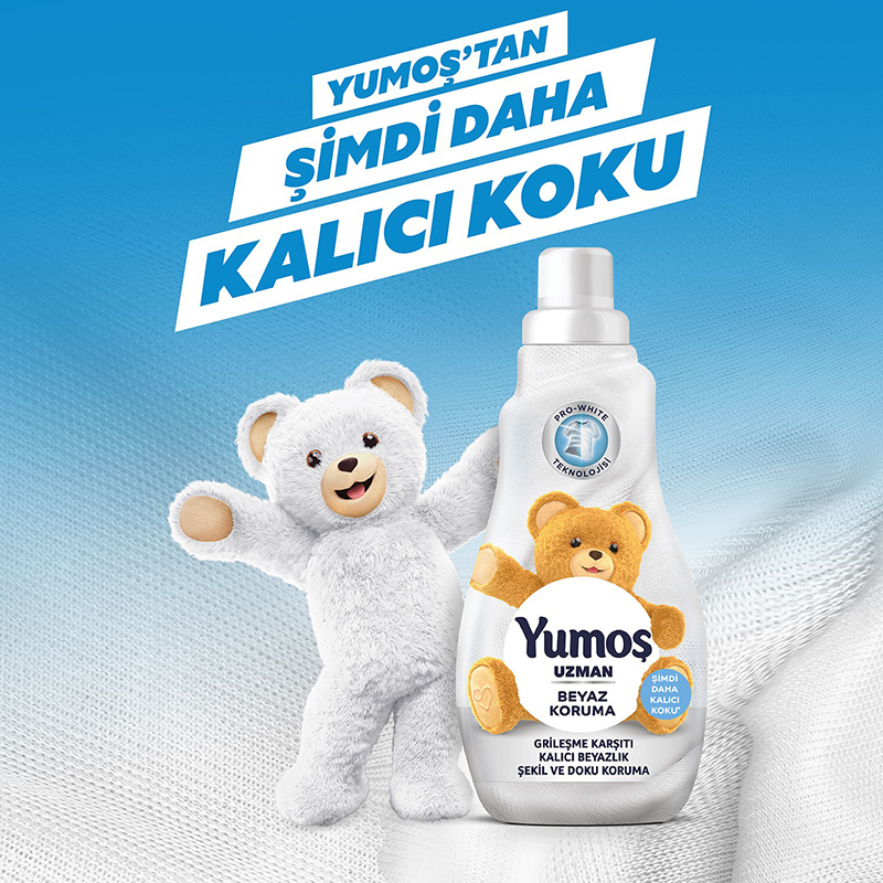 مایع نرم کننده لباس های روشن یوموش Yumus