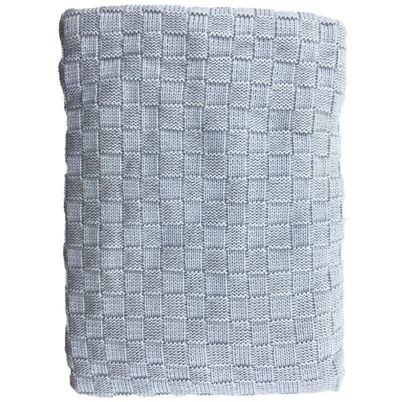 پتو بافت کرک دار طرح شطرنجی مینل Minel