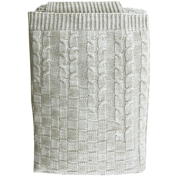 پتو بافت کرک دار طرح شطرنجی مینل Minel