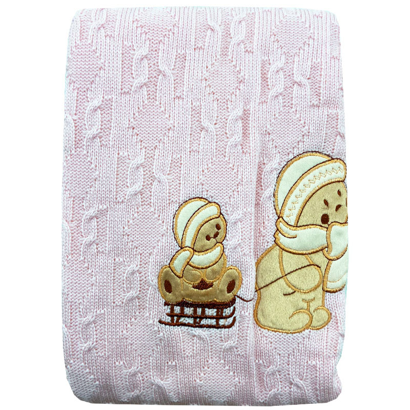 پتو بافت کرک دار طرح خرس مینل Minel