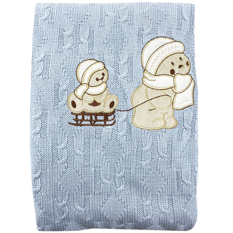 پتو بافت کرک دار طرح خرس مینل Minel