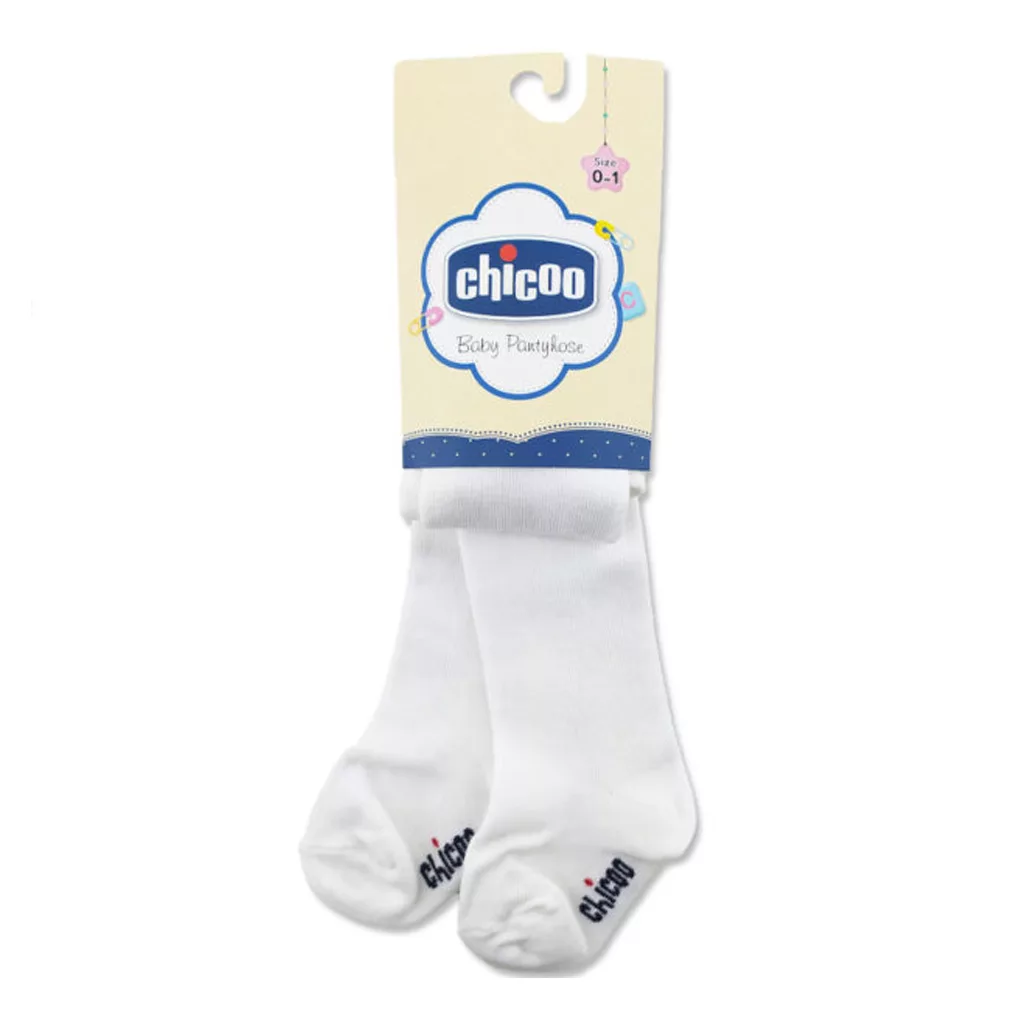 جوراب شلواری 0-1 سال طرح ساده چیکو Chicoo
