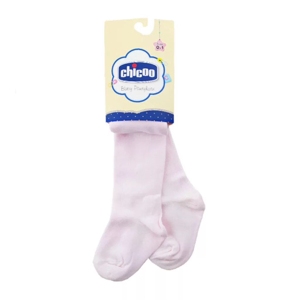 جوراب شلواری 0-1 سال طرح ساده چیکو Chicoo
