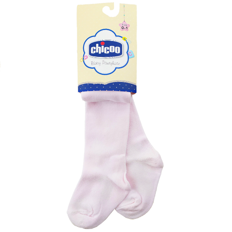 جوراب شلواری 0-1 سال طرح ساده چیکو Chicoo
