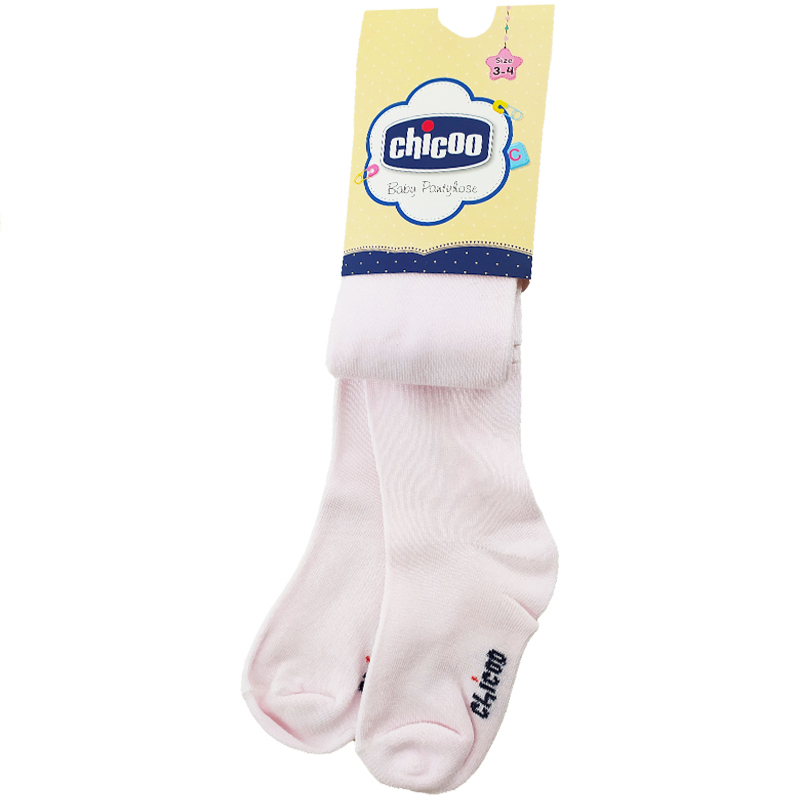 جوراب شلواری 0-1 سال طرح ساده چیکو Chicoo