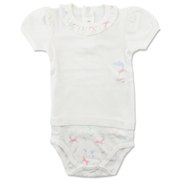 ست 5 تکه نوزادی طرح دختر و قلب دانالو Danaloo