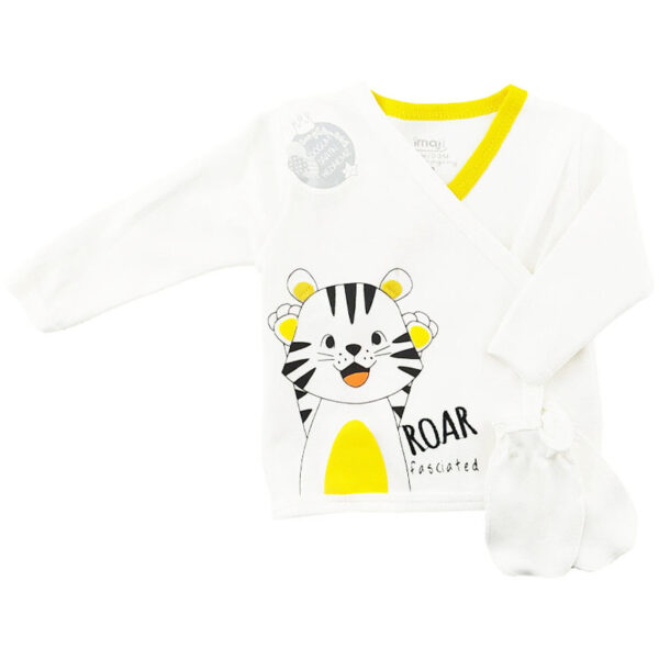 ست 5 تکه نوزادی آستین بلند طرح دایناسور Imaj